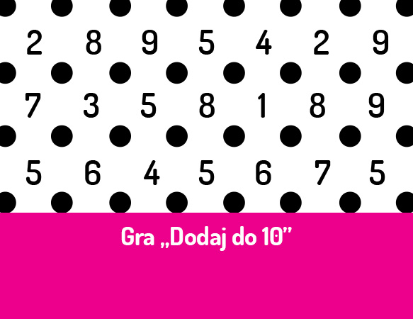 Gra „Dodaj do 10”