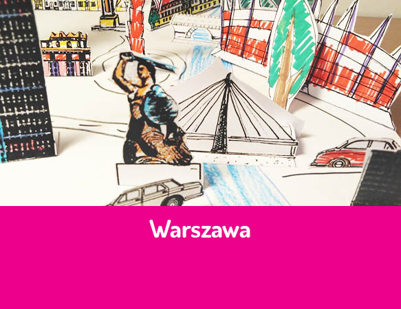 Warszawa - makieta stolicy Polski