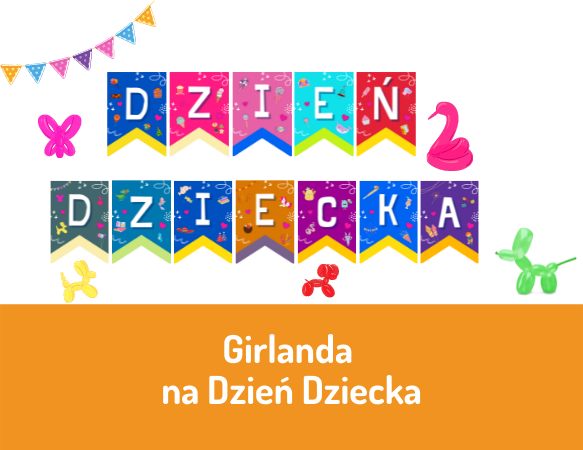 Girlanda na Dzień Dziecka