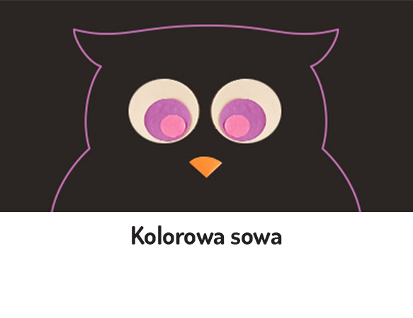 Kolorowa sowa