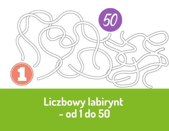 Liczbowy labirynt – od 1 do 50