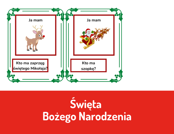 Święta Bożego Narodzenia – gra „ja mam… kto ma?”