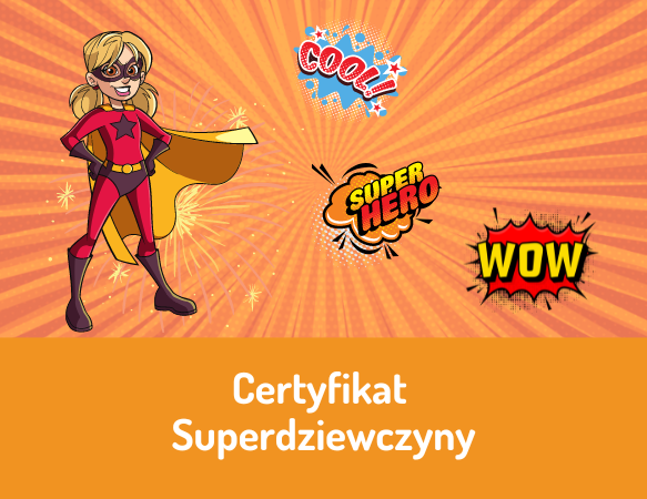 Certyfikat Superdziewczyny