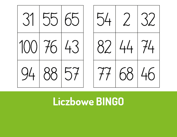 Liczbowe BINGO