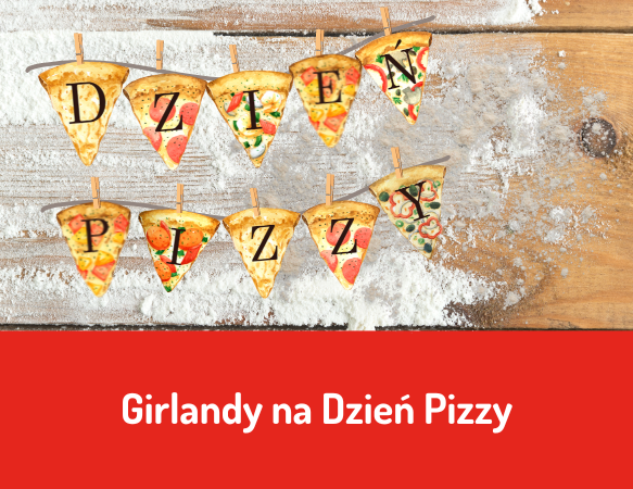 Dzień Pizzy - girlandy