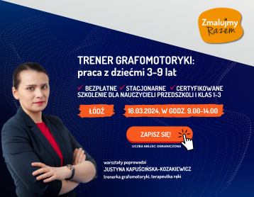 Trener grafomotoryki – praca z dziećmi 3-9 lat