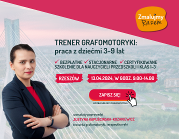 Trener grafomotoryki – praca z dziećmi 3-9 lat