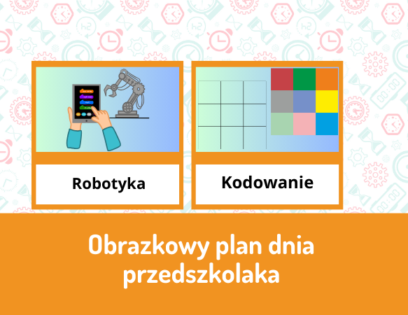 Obrazkowy plan dnia przedszkolaka