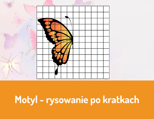 Motyl - rysowanie po kratkach