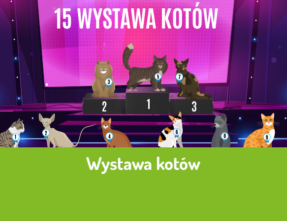 Wystawa kotów