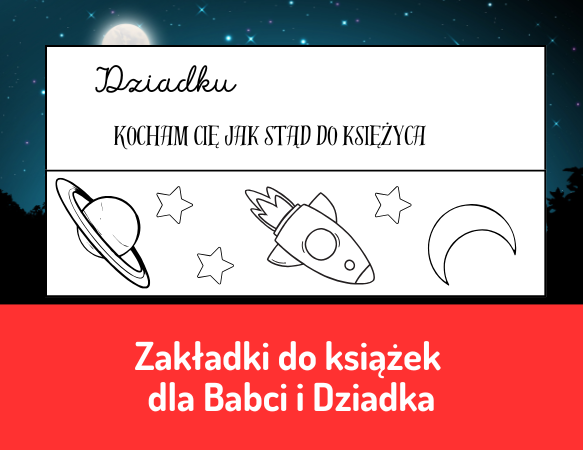 Zakładki do książek dla Babci i Dziadka