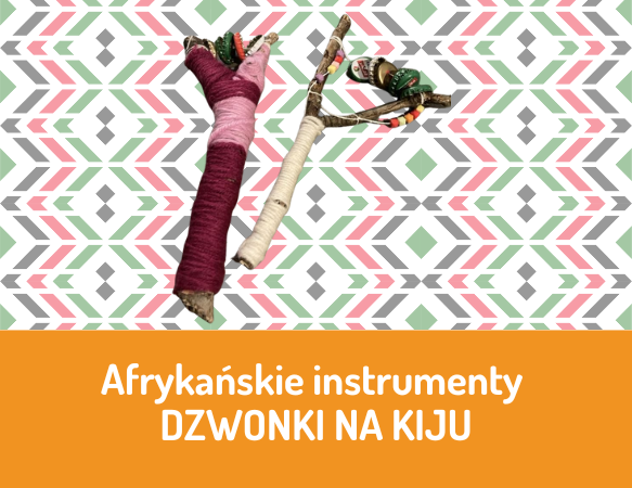 Afrykańskie instrumenty - DZWONKI NA KIJU