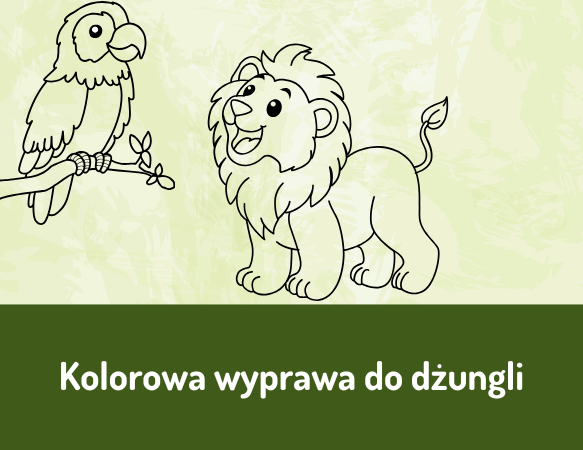 Kolorowa wyprawa do dżungli