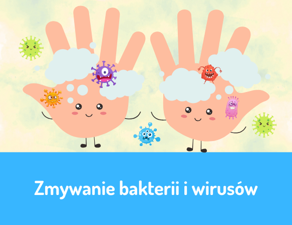 Zmywanie bakterii i wirusów