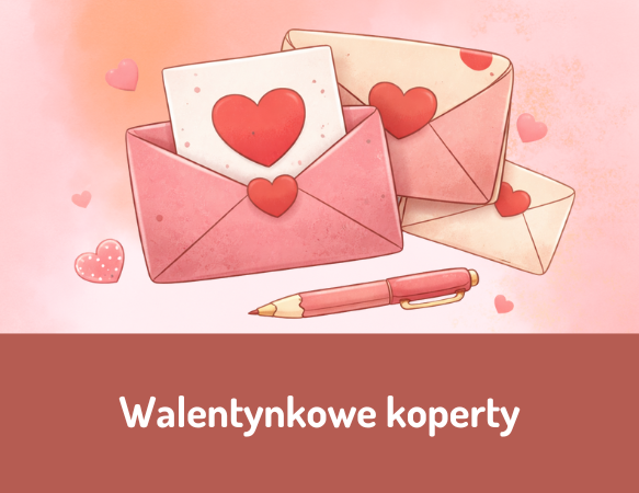 Walentynkowe koperty