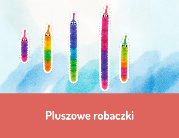 Pluszowe robaczki