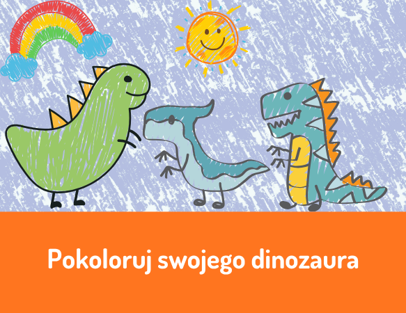 Pokoloruj swojego dinozaura
