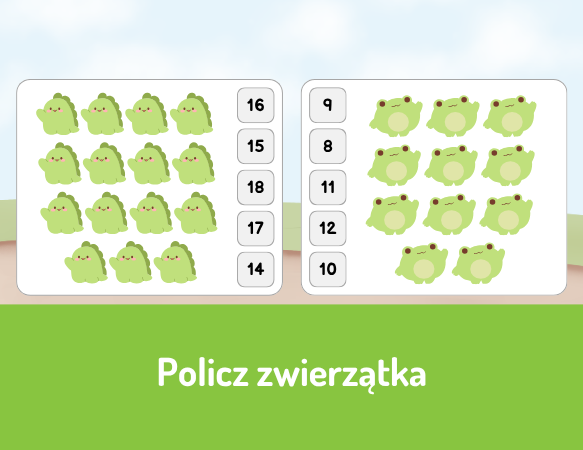 Policz zwierzątka