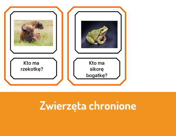 Zwierzęta chronione - gra „ja mam… kto ma?”