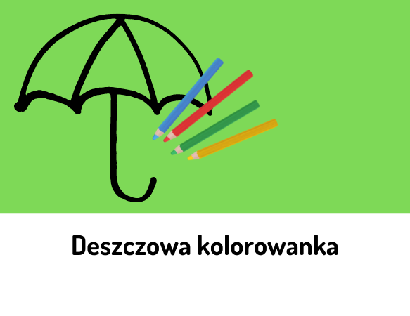 Deszczowa kolorowanka