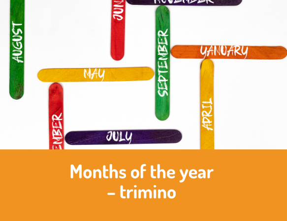 Months of the year – trimino