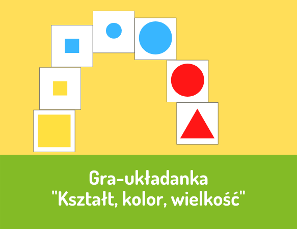 Gra „Układanka – kształt, kolor, wielkość”