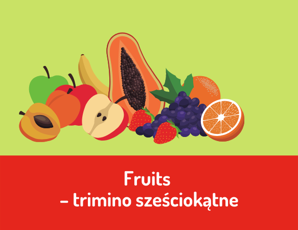 Fruits – trimino sześciokątne