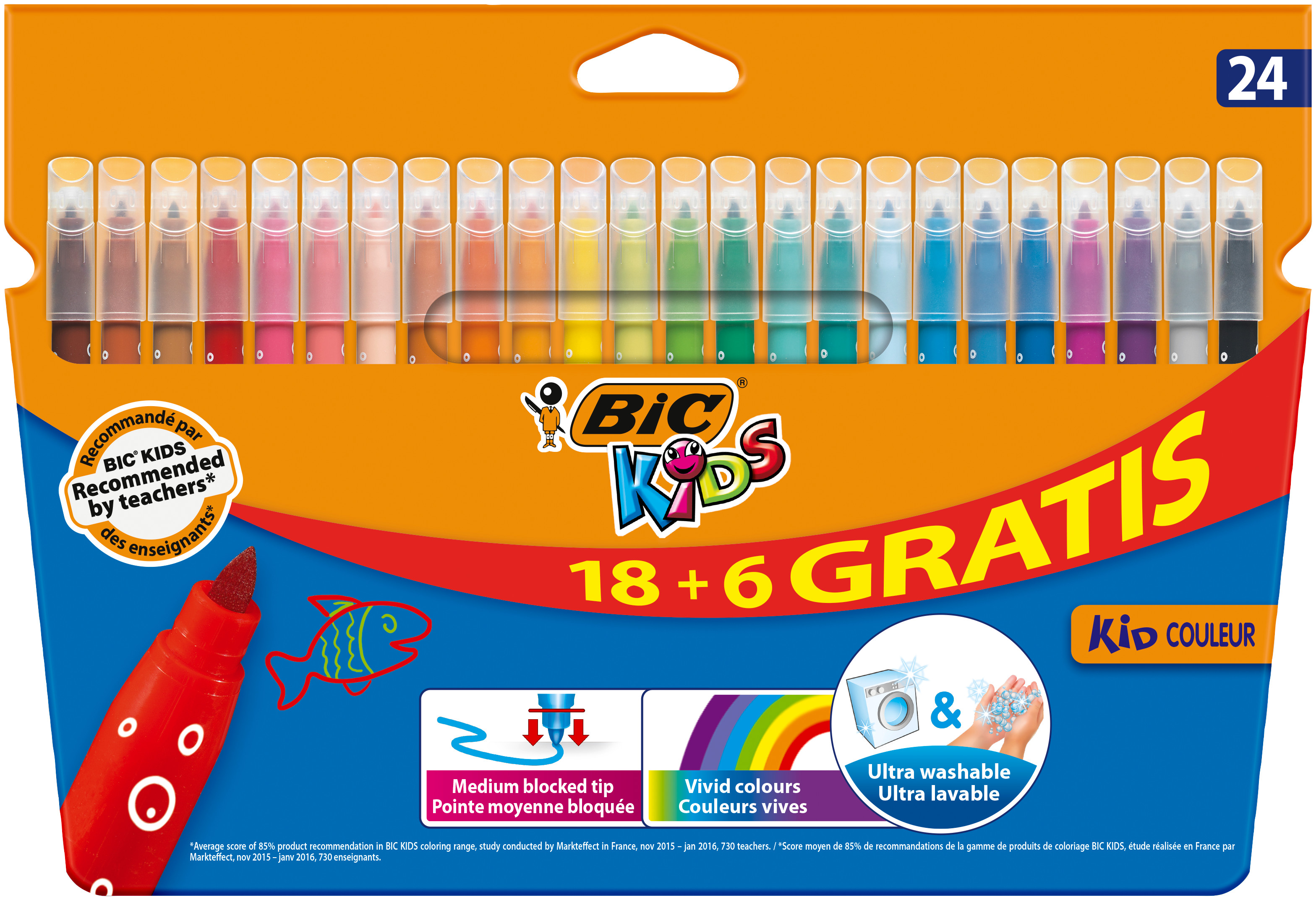 BIC® Kids Kid Couleur flamastry