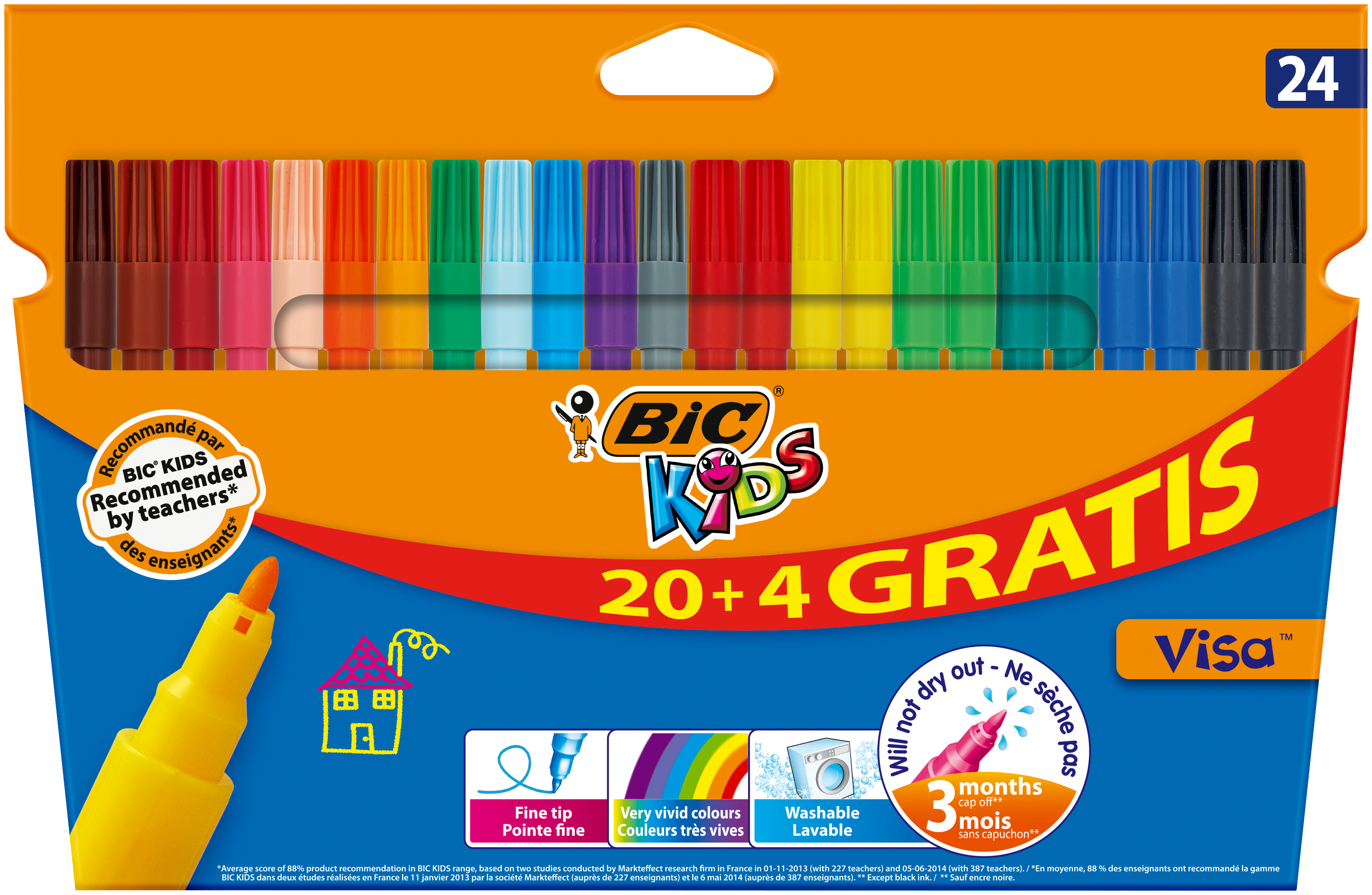 BIC® Kids Visa™ flamastry