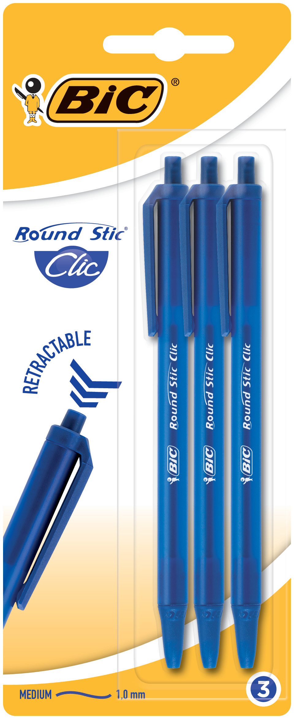 BIC® Round Stic® Clic długopis