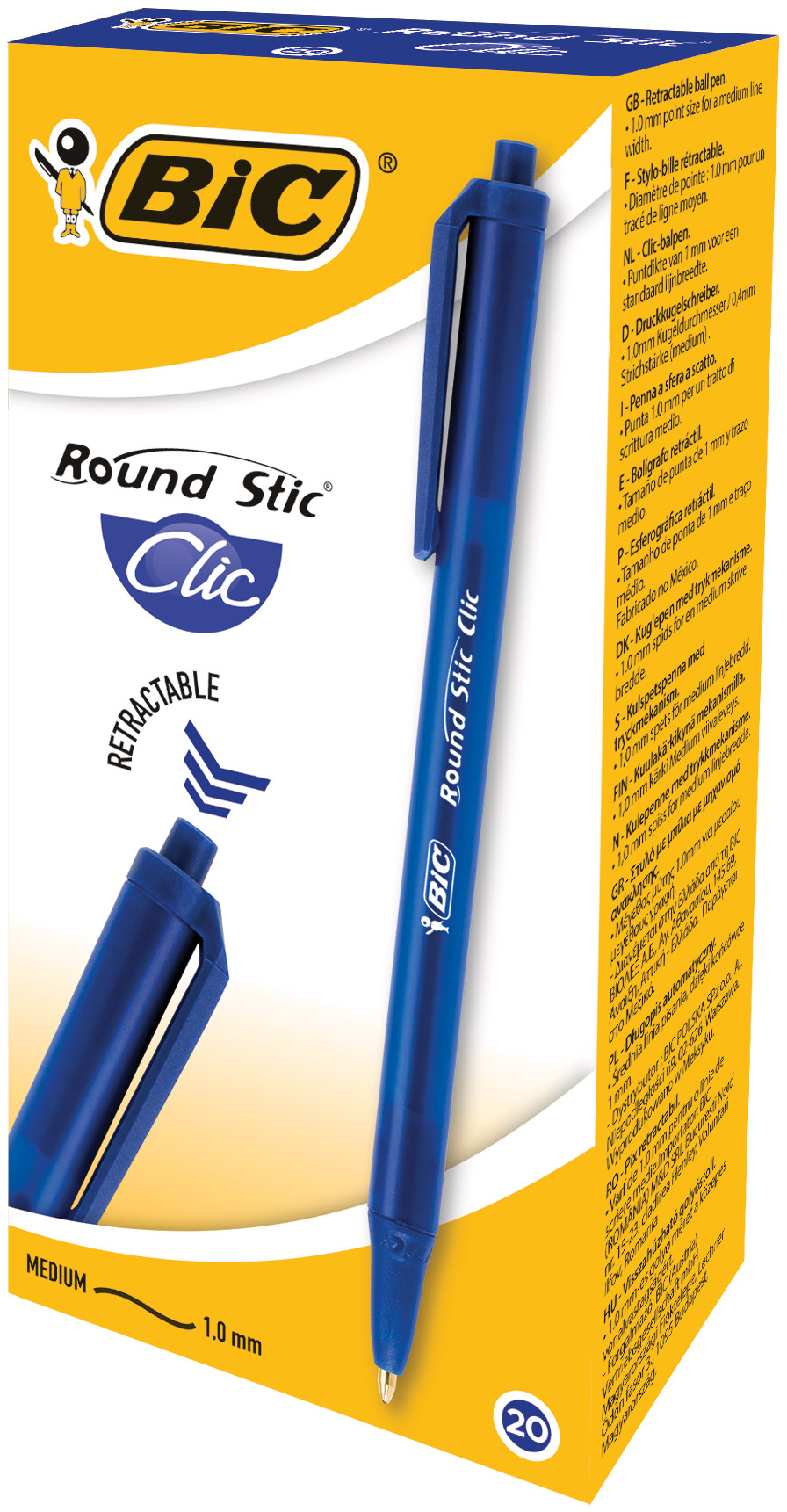 BIC® Round Stic® Clic długopis