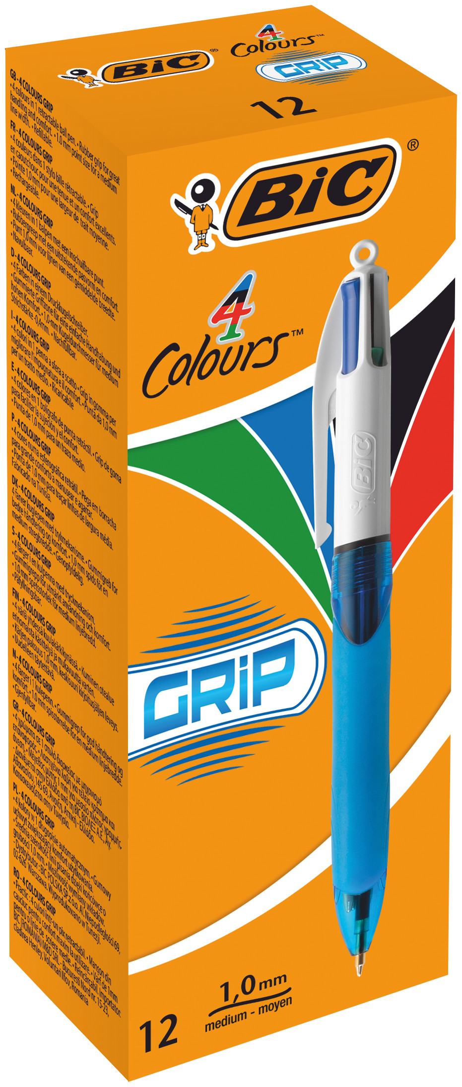 BIC® 4 Colours GRIP długopis