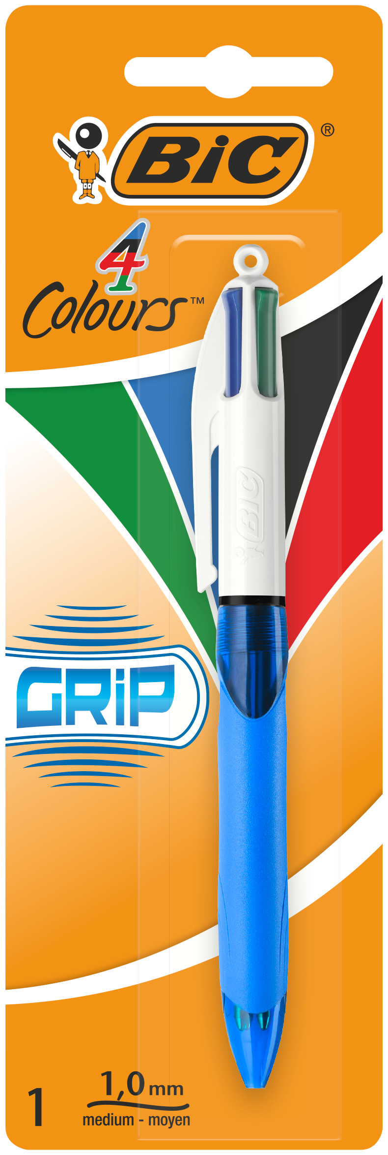 BIC® 4 Colours GRIP długopis