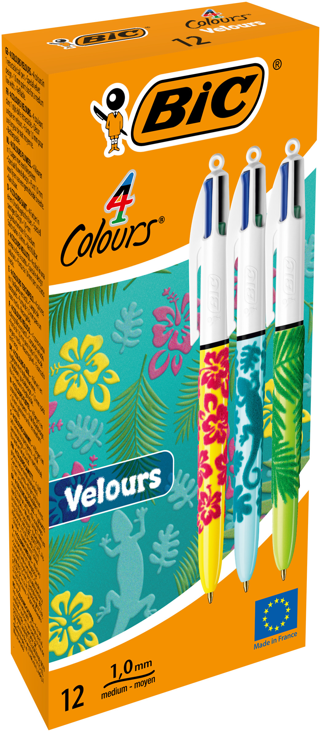 BIC® 4 Colours Velours długopis