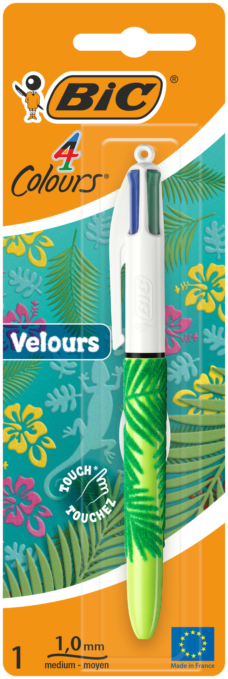 BIC® 4 Colours Velours długopis