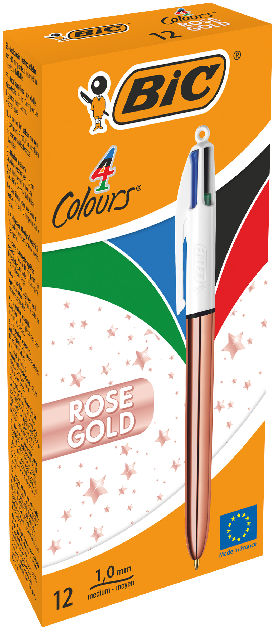 BIC® 4 Colours ROSE GOLD długopis