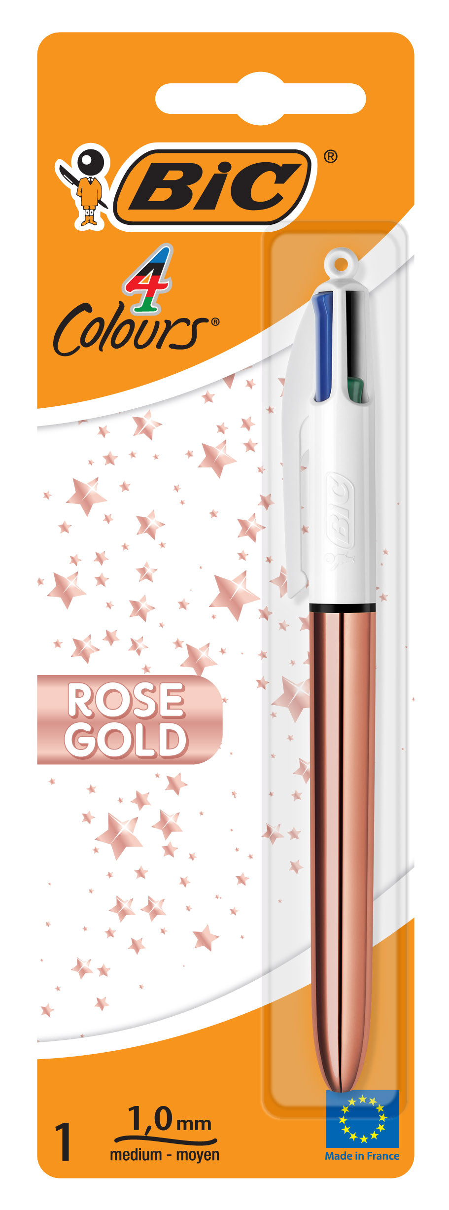 BIC® 4 Colours ROSE GOLD długopis