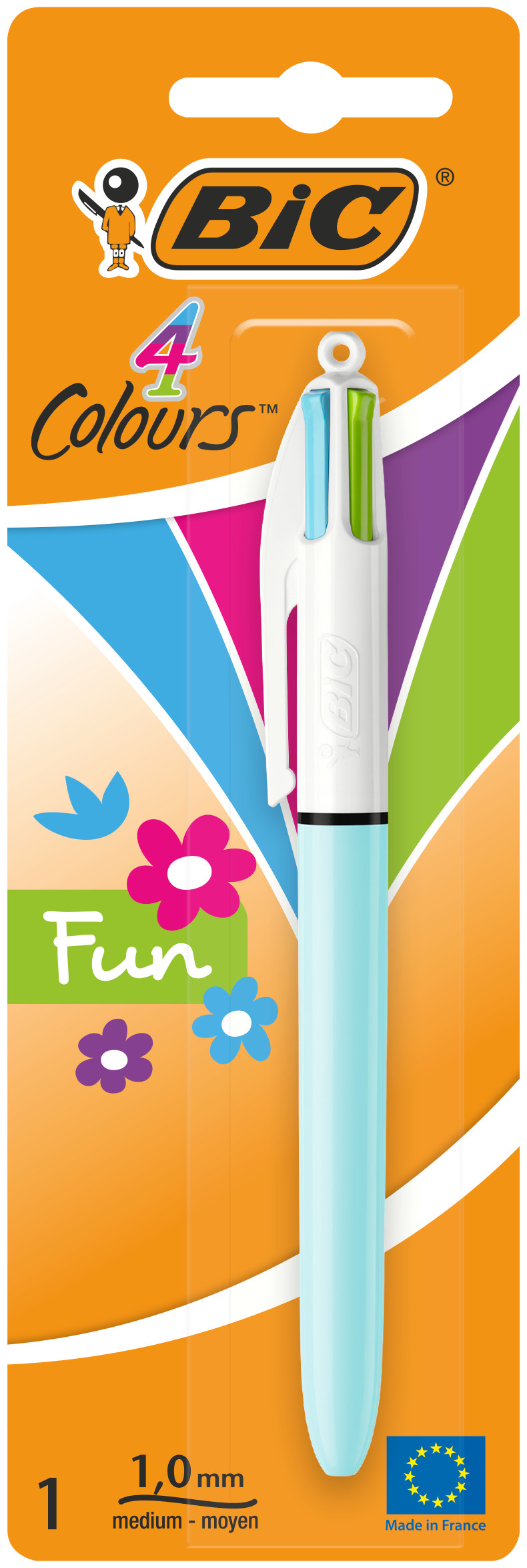 BIC® 4 Colours Fun długopis