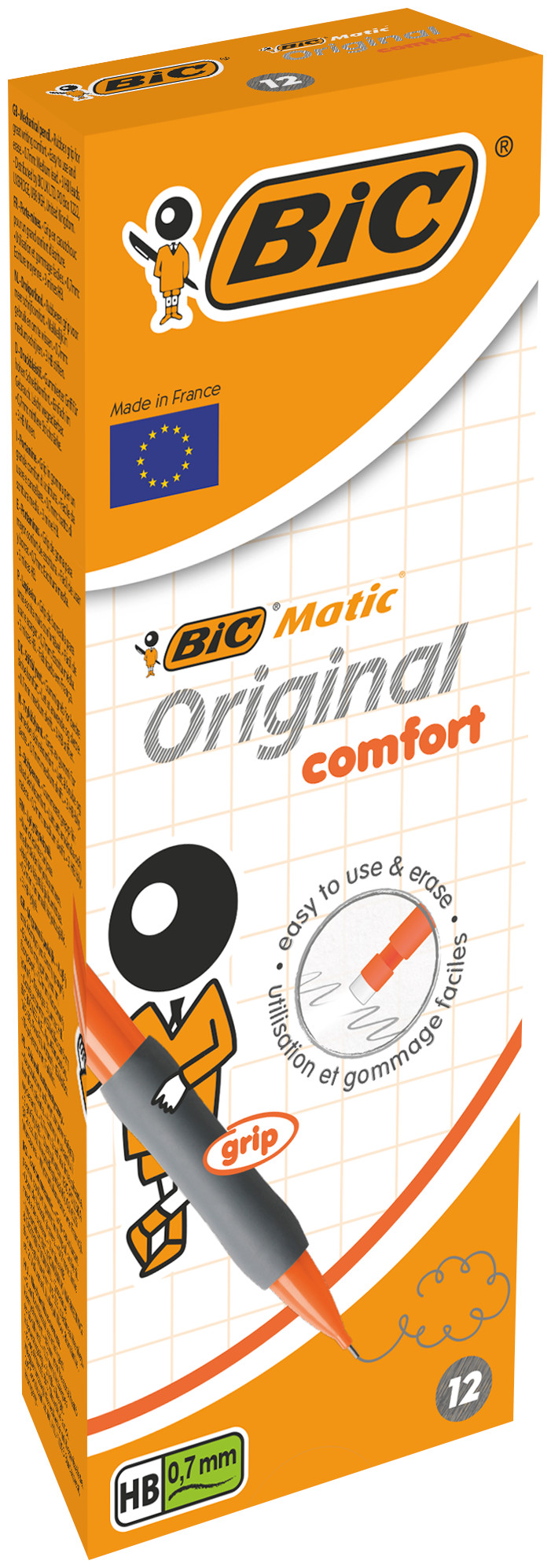 Bic® Matic® Original Comfort 0,7mm ołówek automatyczny z gumką