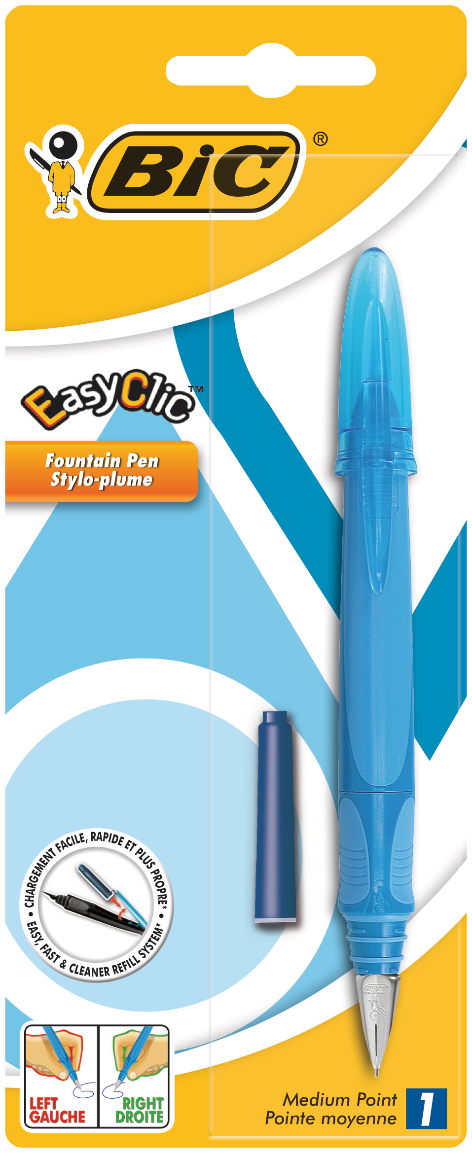 BIC® EasyClic™ Standard pióro wieczne