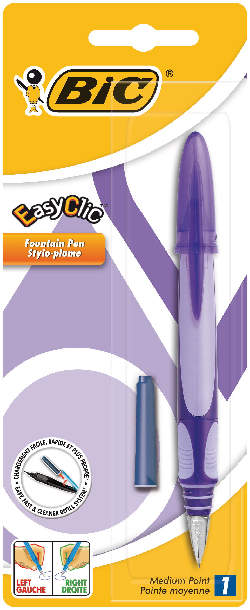 BIC® EasyClic™ Standard pióro wieczne